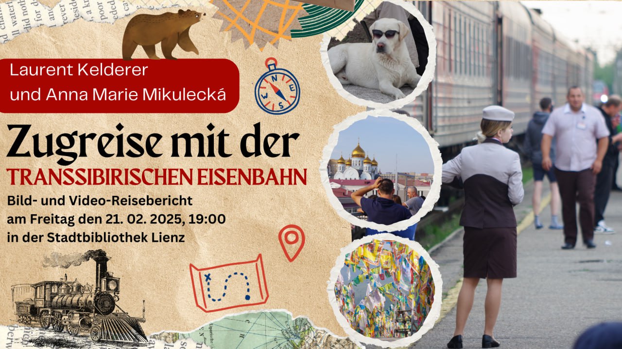 Ankündigung Reisebericht Transsibirische Eisenbahn